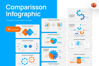 Business Comparisson Infographic PowerPoint Template